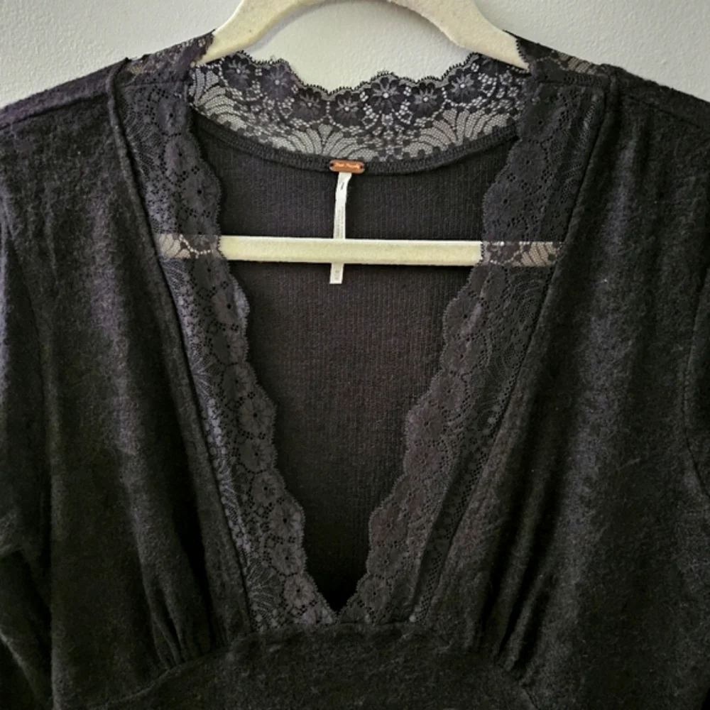 Free People Lace Mini‎ Dress Size Medium - Picture 5 of 6